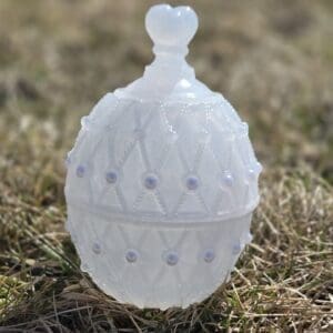 White Faberge Egg Box