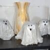 Handmade White Resin Ghost - Image 2
