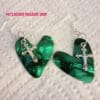 Heart Earrings-Guitar Pic Style - Image 2