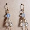 Golden Swirl Drop Earrings - Image 2