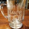 I Love Fall Most of All Glass Coffee Mug – 16oz
