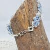 Blue and White Beaded Bracelet - Image 4