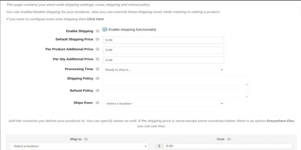 Flat Rate Shipping Simple