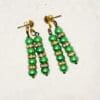 Green Pearl Earrings