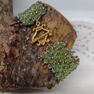 Green and Gold Bracelet