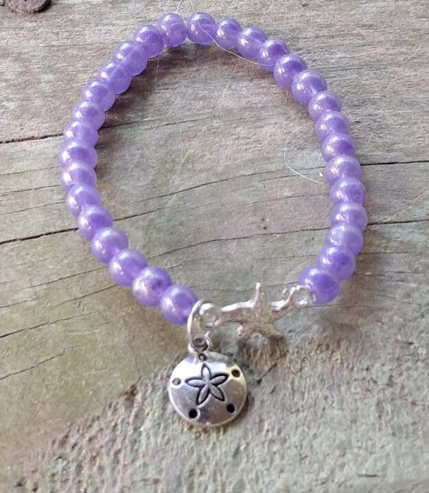 Lavender charm bracelet Lavender charm bracelet