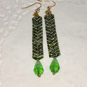 Green Bay Packers Inspired Earrings