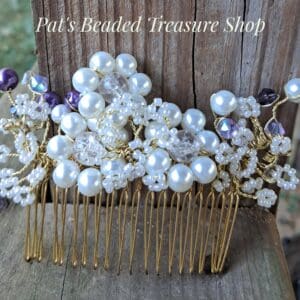 Elegant Golden Hair Comb