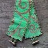 Shiny Green and Gold Swirl Bracelet - Image 2