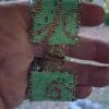 Shiny Green and Gold Swirl Bracelet - Image 3