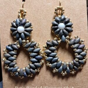 Dark gray and gold double