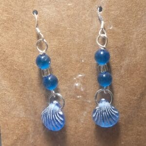 Blue Cat’s Eye and Glass Shell