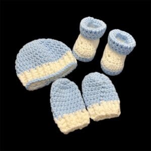 Beautiful Crochet 3 Piece Baby Set