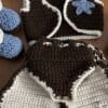 Adorable Crochet 4 Piece Cowboy Baby Set Size 0-3 - Image 3