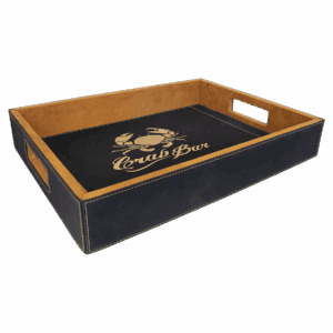 Leatherette Serving Trays