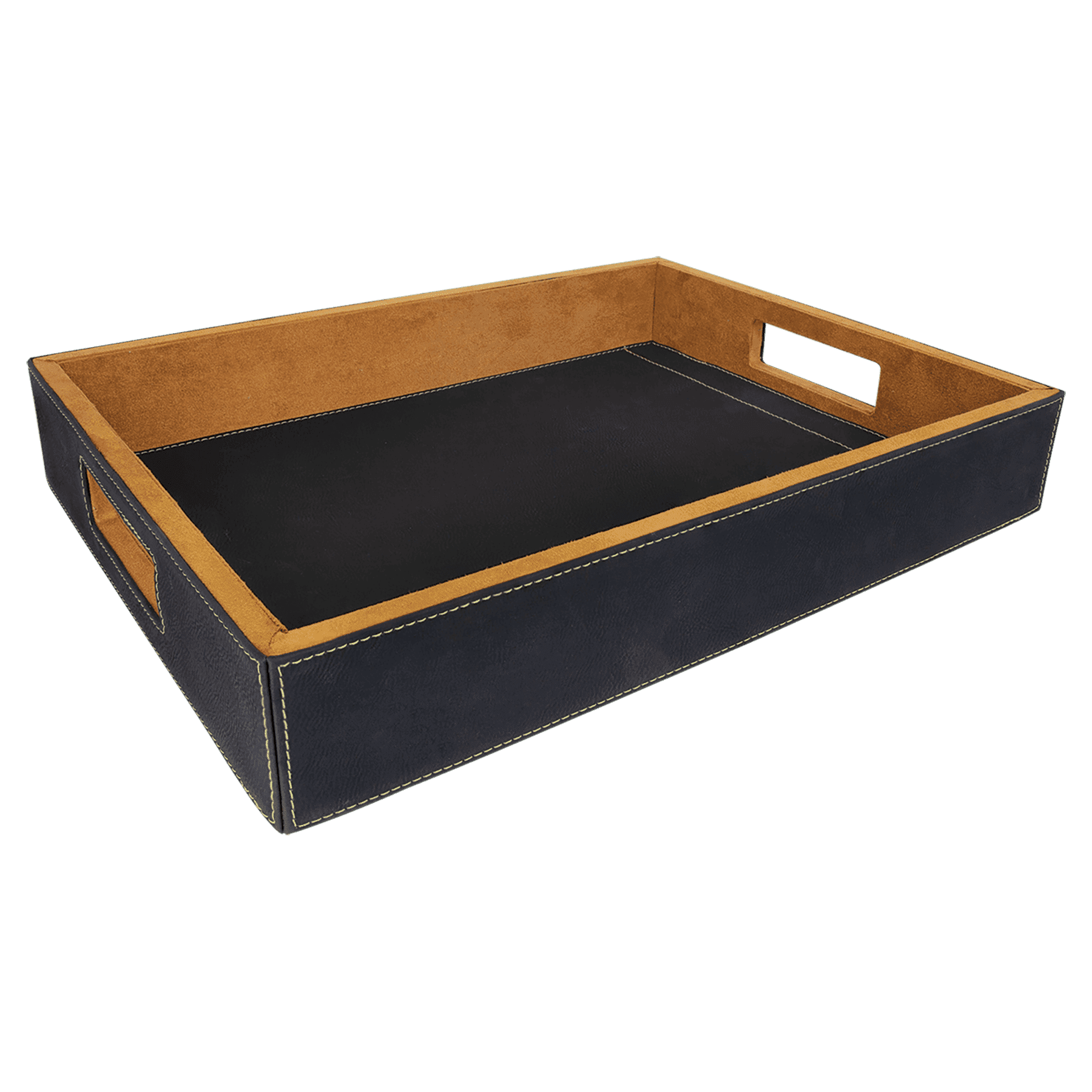 Leatherette serving trays Leatherette serving trays