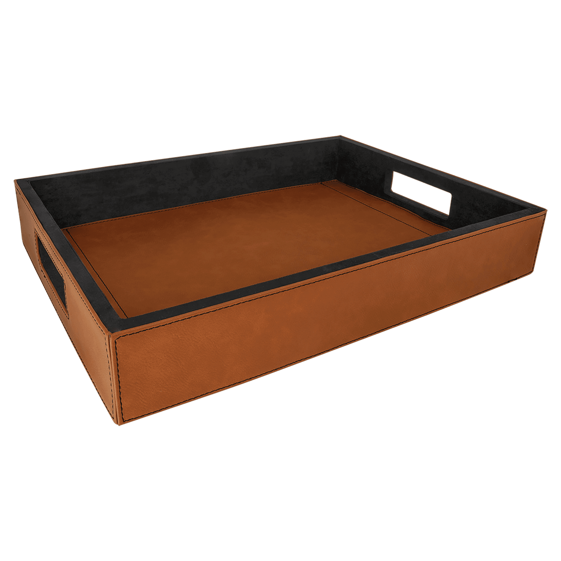 Leatherette serving trays Leatherette serving trays