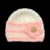 Pink and White Crochet Baby