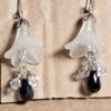 Frosted Lily Wedding Earrings - Image 2