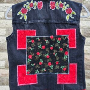 OOAK Denim Patchwork vest