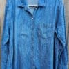 Uocycled Owl Denim Shirt Large - Image 2