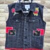 OOAK Denim Patchwork vest X-Small - Image 2