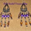 Purple Chandelier Earrings With Sterling Silver Ear Wires - Image 3