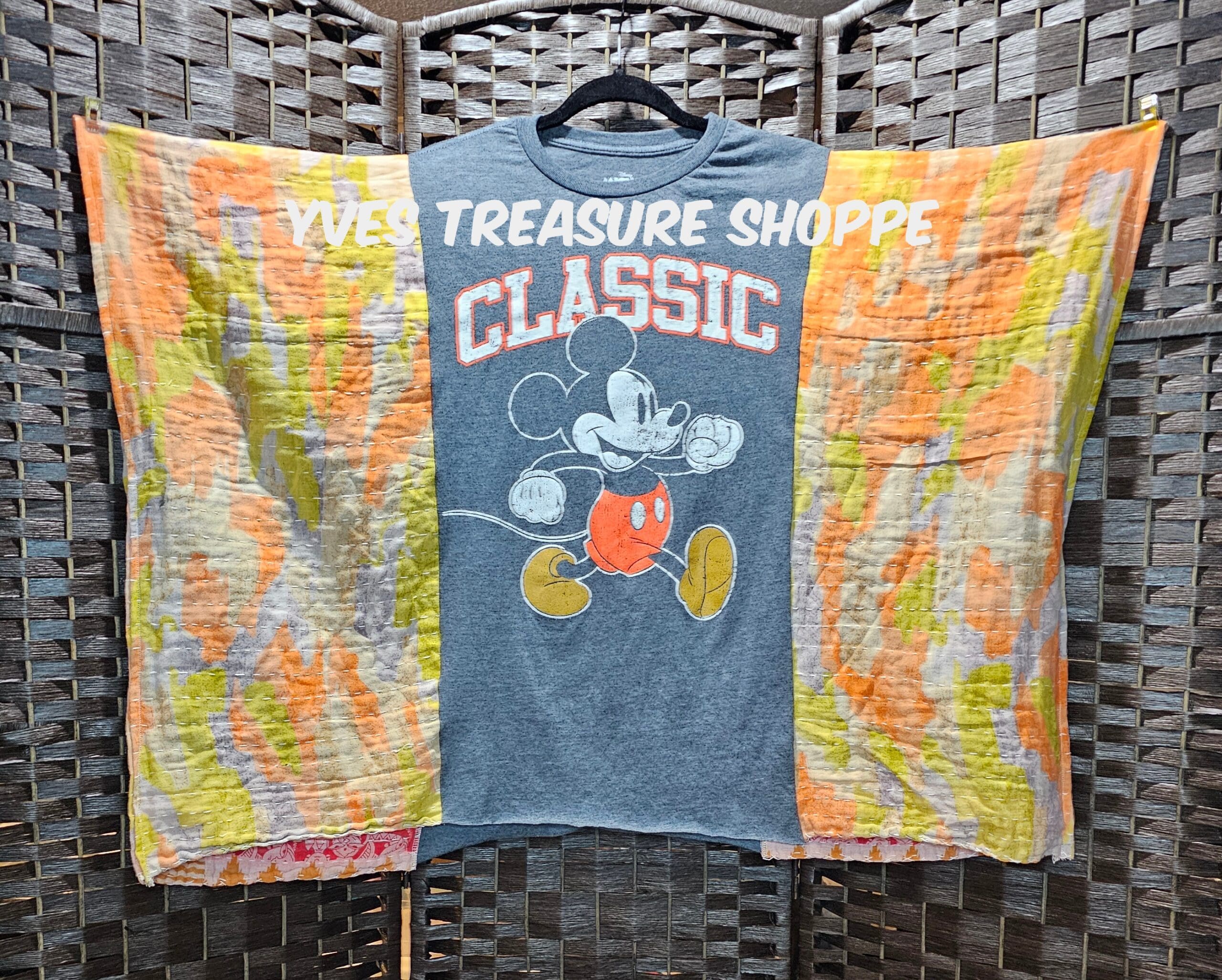 Upcycled festival concert poncho 12 Concert poncho 12