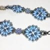 Blue Petal Beaded Bracelet