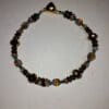 Whimsical Double-Strand Beaded Bracelet with Magnetic Gold Heart Clasp - Image 2