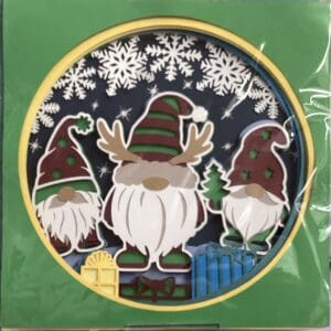 Christmas Gnome Shadow Box