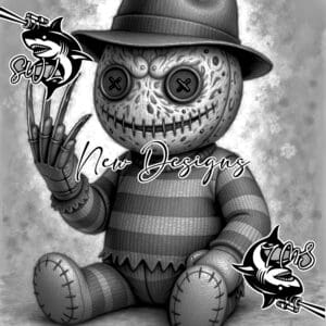 HD Image Freddy Voodoo Doll Digital File