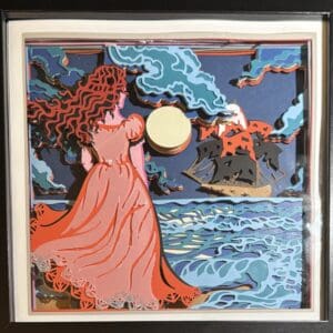 Ghost ship shadow box