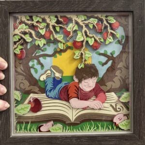 Storytime Apple Tree Shadow Box