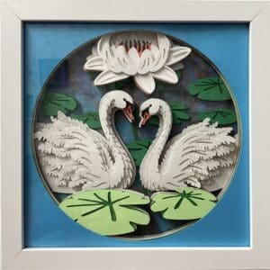Swan Shadow Box