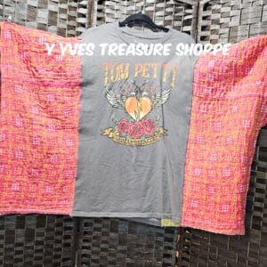 Upcycled festival concert poncho 28