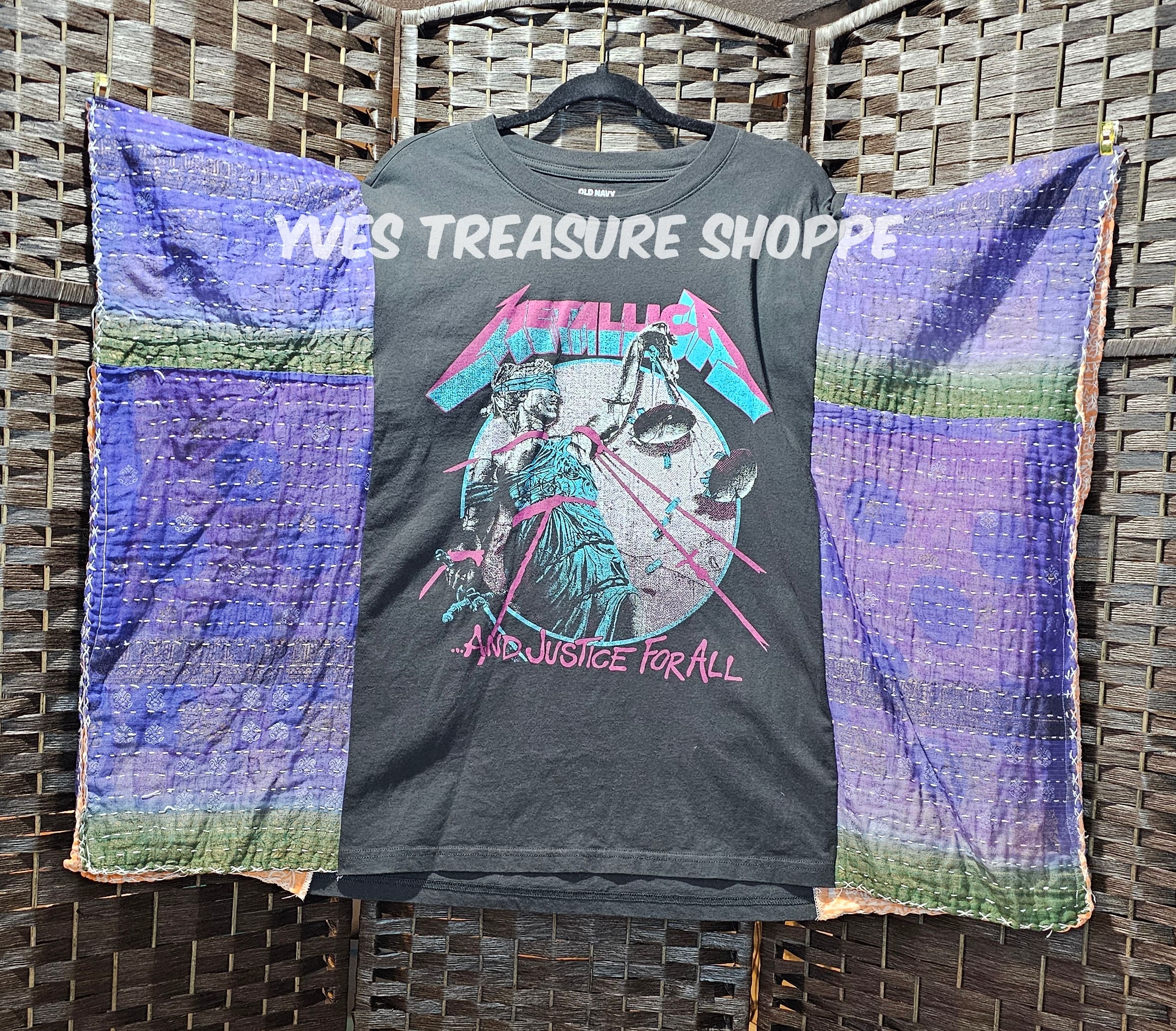 Upcycled festival concert poncho 6 Upcycled festival concert poncho 6