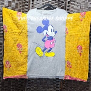 Upcycled festival concert poncho 22