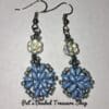 Blue Floral Earrings