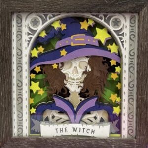 Witch Portrait Shadow Box