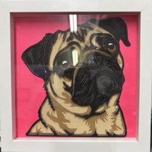 Pug Portrait Paper