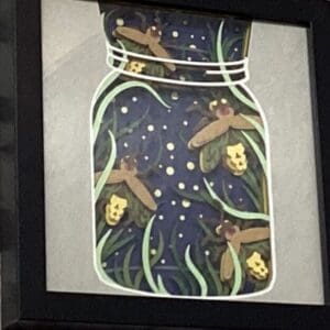 Firefly Jar Shadow Box