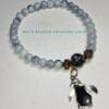 White Howlite Stretch Bracelet with Penguin Charm - Image 4