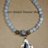 White Howlite Stretch Bracelet with Penguin Charm - Image 3