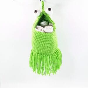 Big monster mouth hanging pouch
