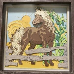 Horse Shadow Box
