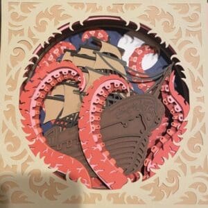 Kraken Attack Shadow Box