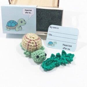 Matchbox Mini Crochet Turtle Play Pet