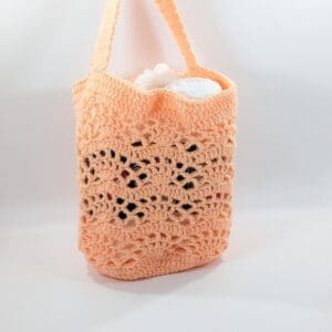 Multi-Purpose Lite Orange Crochet Bag