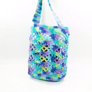 Multi-Purpose Blue Shoulder Bag